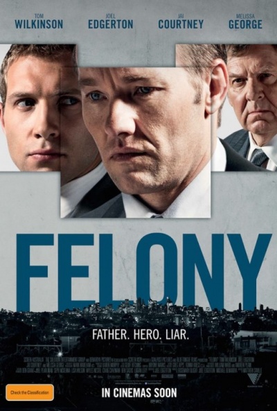 Póster para ‘Felony’, con Joel Edgerton y Jai Courtney