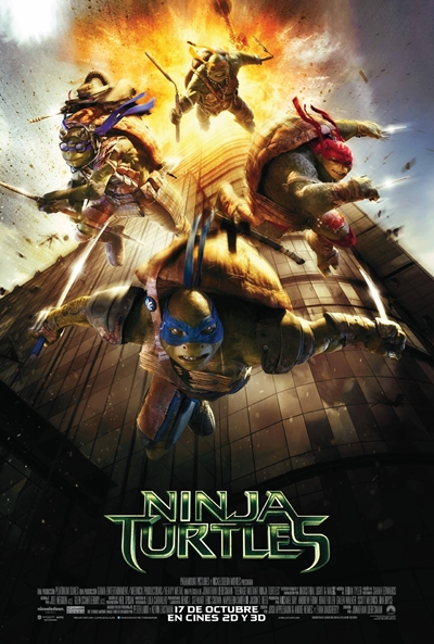 Nuevo póster en español para ‘Ninja Turtles’