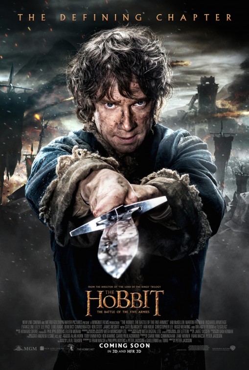 Martin Freeman en guardia en el nuevo póster del cierre de la trilogía de ‘El Hobbit’