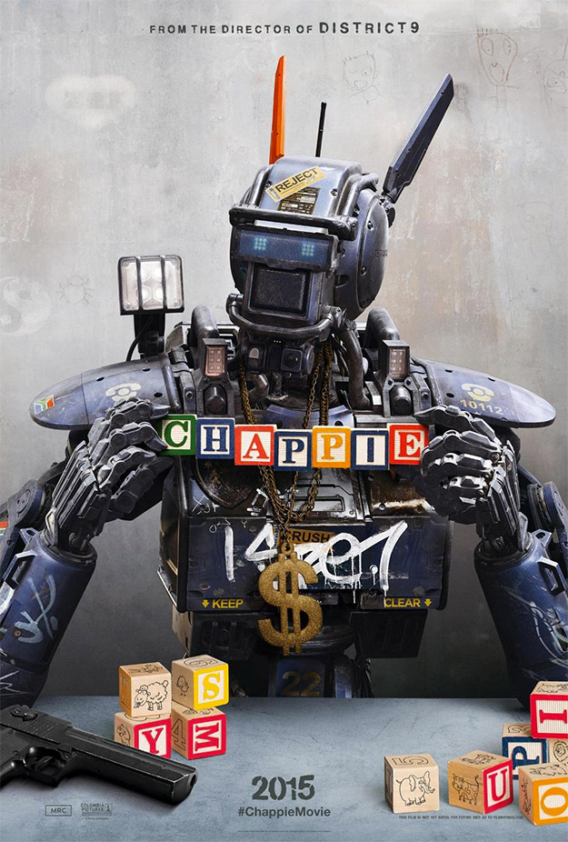 Primer póster para ‘Chappie’, lo nuevo de Neill Blomkamp