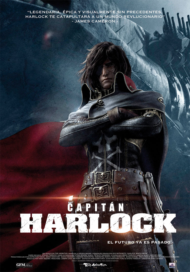 Fecha de estreno para España de ‘Capitán Harlock’