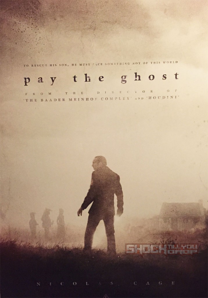 Teaser póster de ‘Pay the Ghost’, con Nicolas Cage