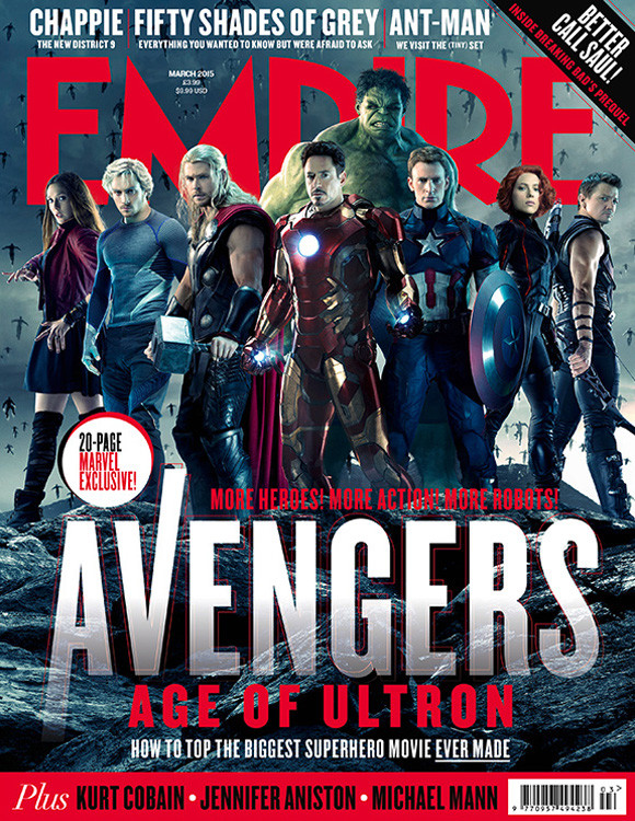 ‘Los Vengadores: La Era de Ultron’ portada de la revista Empire