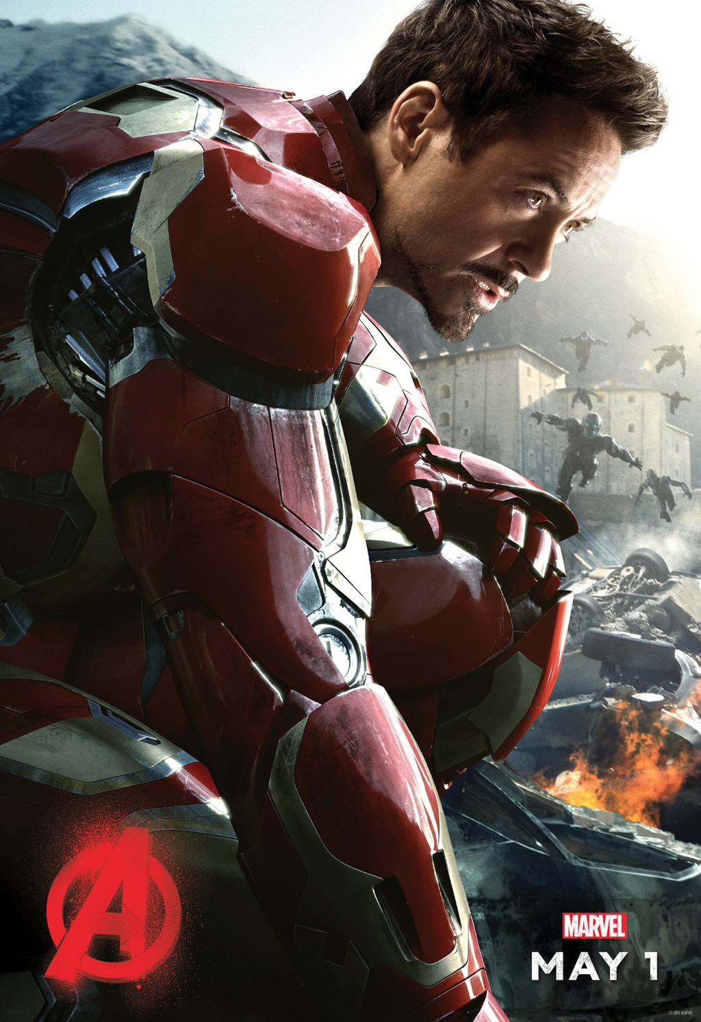 Robert Downey Jr. en el nuevo póster de la secuela de  ‘Los Vengadores’