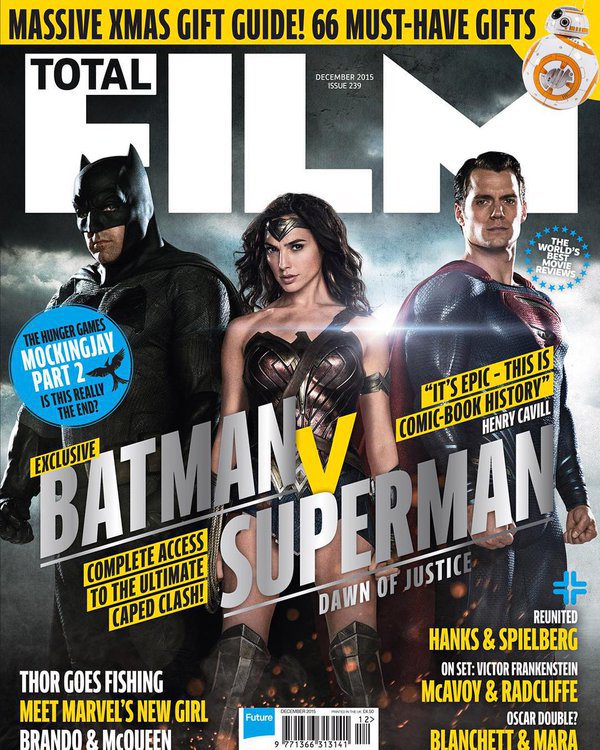 ‘Batman v Superman’, portada de la revista Total Film