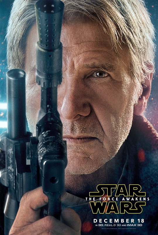 Posters de los principales personajes de ‘Star Wars: El Despertar de la Fuerza’