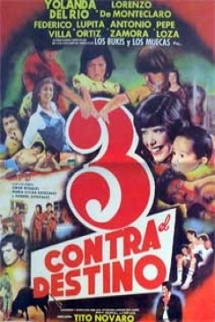 Poster Tres contra el destino