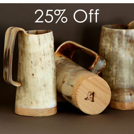 Drink and be merry, choose from our range of distinctive and organic vessels.