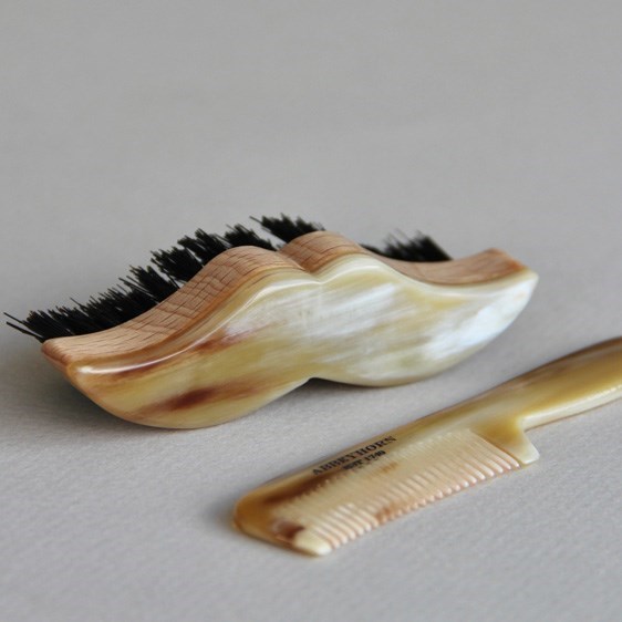 Wonderful brushes and combs for the man who likes to keep his face neat and tidy.