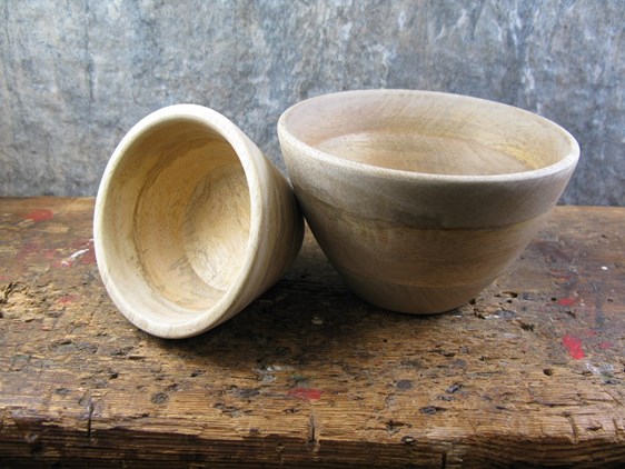 Mango Wood French Artisan Bowl Mango Wood French Artisan Bowl