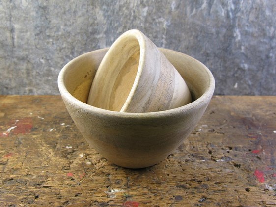 Mango Wood French Artisan Bowl Mango Wood French Artisan Bowl