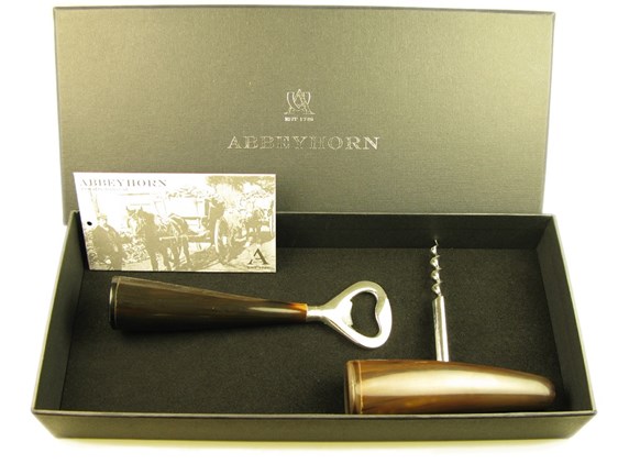 Bar Set - Cow Horn - Two Piece Bar Set - Cow Horn - Two Piece