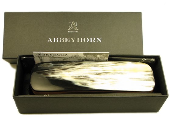 Large Cow Horn Clothes Brush Large Cow Horn Clothes Brush