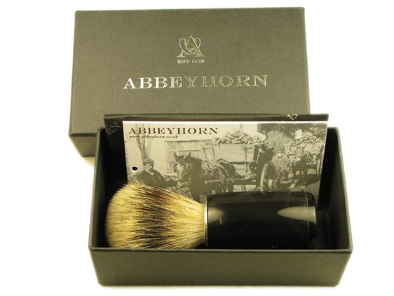 Super Badger Bristle & Horn Shaving Brush Super Badger Bristle & Horn Shaving Brush