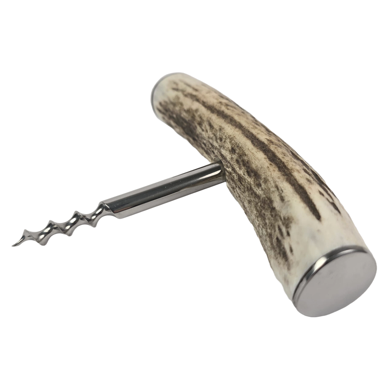 Cork Screw - Stag Antler - Steel Capped