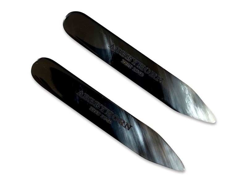 Collar Stays - Horn - 56mm Collar Stays - Horn - 56mm