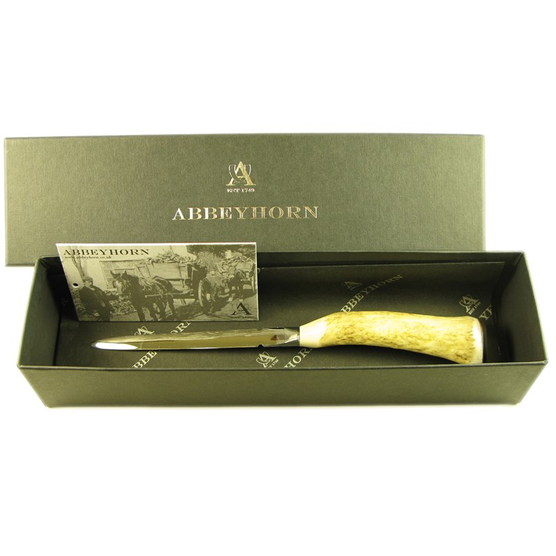 Letter Opener - Stag Antler Handle - Old Style Blade Letter Opener - Stag Antler Handle - Old Style Blade