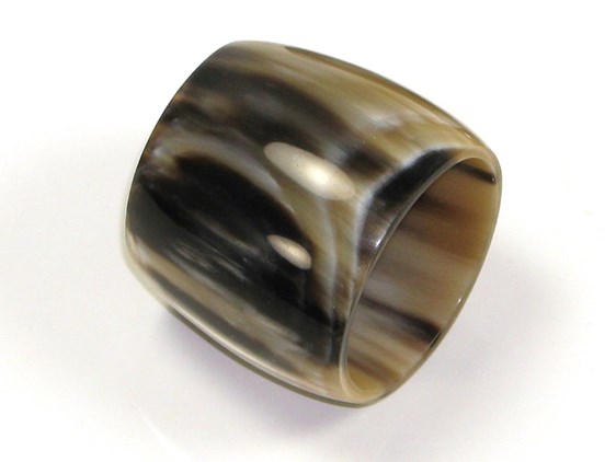 Napkin Ring - Cow Horn - Box of Four Napkin Ring - Cow Horn - Box of Four