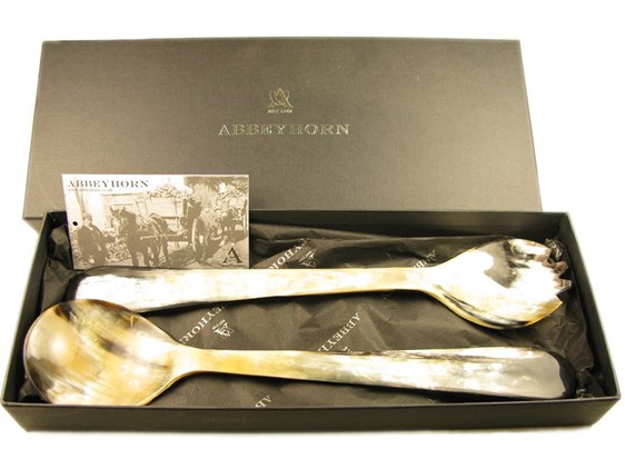 Ox Horn Salad Servers - 295mm Ox Horn Salad Servers - 295mm