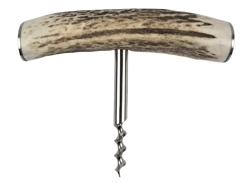 Cork Screw - Stag Antler - Steel Capped Cork Screw - Stag Antler - Steel Capped