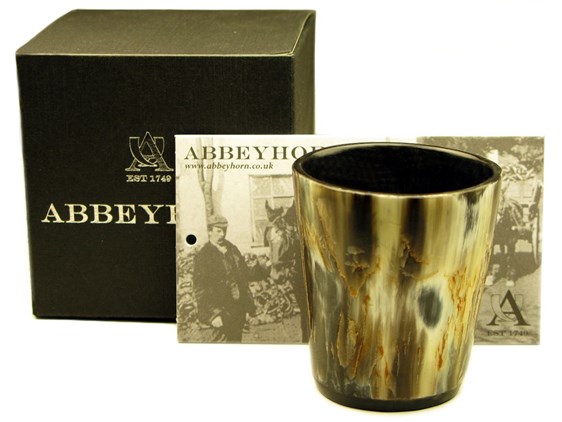 Horn Shot Glass - Rough - 60mm Horn Shot Glass - Rough - 60mm