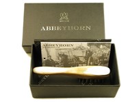 Horn Beard Brush With Handle | Pig Bristled Horn Beard Brush