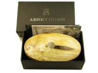 Oval Hair Brush with Silver Disc