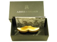 Beech Wood & Horn Moustache Brush