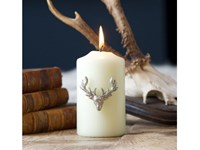 Stag Head Candle Pins - Set of 3