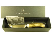 Stag Antler Handle Cheese Knife