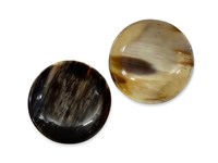 Polished Cow Horn Bowl - Extra Tiny - 60mm
