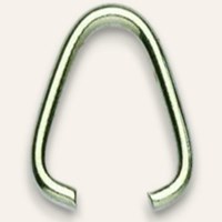 10 x Triangle Nickel Coated - 15mm