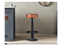 Narwana Leather Stool