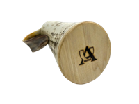 Cow Horn Viking Mug - Polished - 1/2 Pint