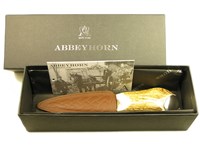 Sgian Dubh - Stag Antler Handle - Steel Cap