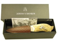 Sgian Dubh - Stag Antler Handle - Deer Head