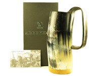 Cow Horn Soldiers Mug - Polished - 1 Pint | Handmade Horn Soldiers Mug