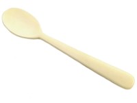 Egg Spoon - Bone - Two Carded