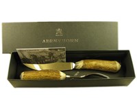Steak Knife & Fork - Stag Antler