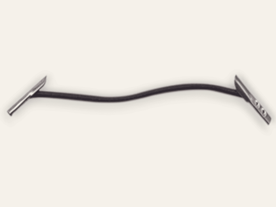100 x Elastics With Barbed Ends - 1.5cm
