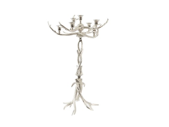 Nickel Antler Candelabra Nickel Antler Candelabra