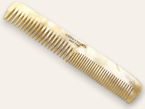 6 1/4" Thin Cow Horn Comb | Square horn comb 6 1/4" Thin Cow Horn Comb | Square horn comb