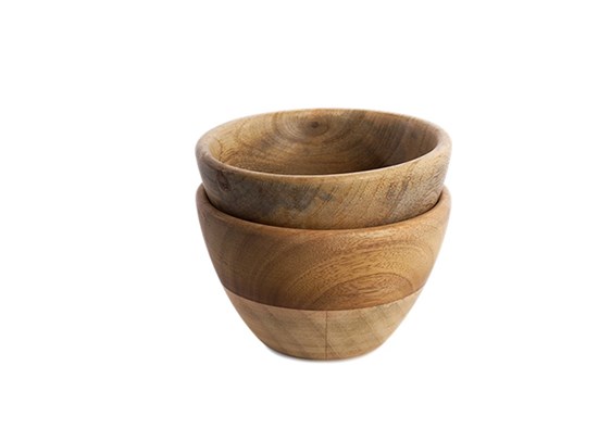 Mango Wood French Artisan Bowl Mango Wood French Artisan Bowl