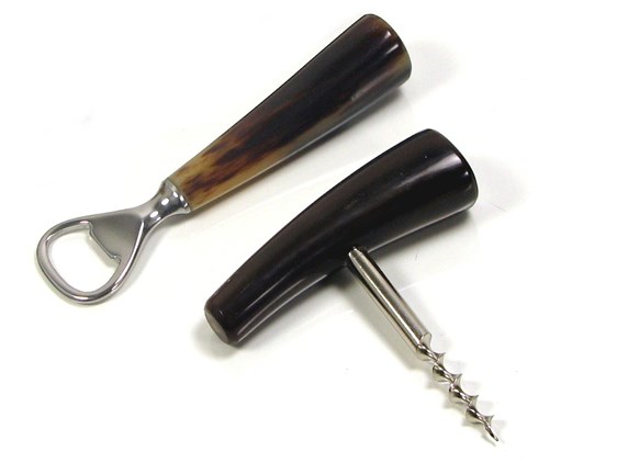 Bar Set - Cow Horn - Two Piece Bar Set - Cow Horn - Two Piece