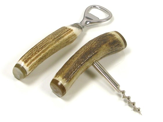 Bar Set - Stag Antler - Two Piece Bar Set - Stag Antler - Two Piece