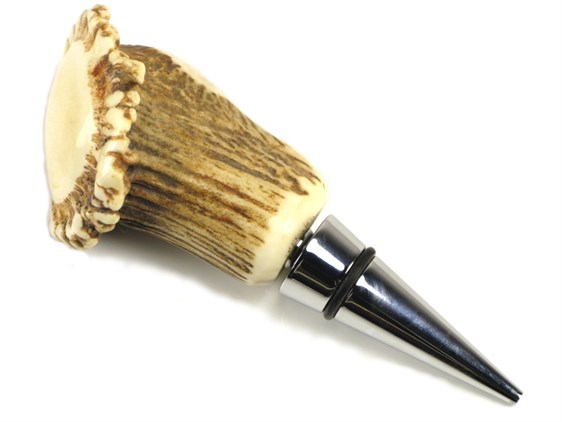 Bottle Stopper - Stag Antler - Crown