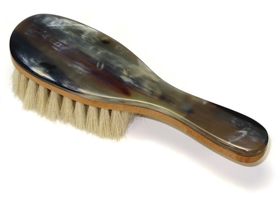 Horn & Goat Hair Baby Brush