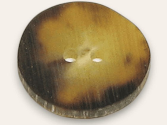 Button - Cow Horn - Small Button - Cow Horn - Small