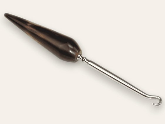 Button Hook - Cow Horn