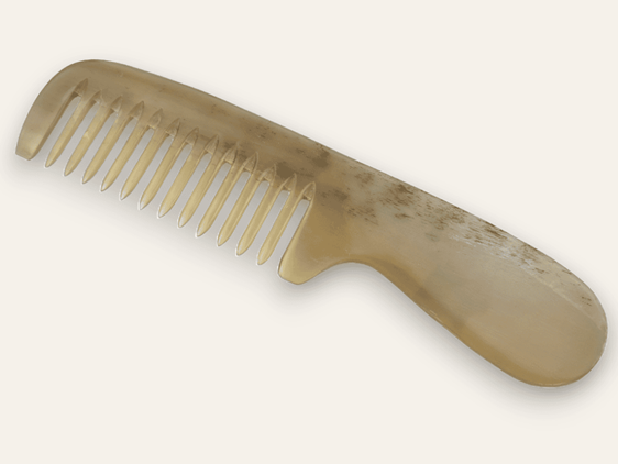 7 1/2" Comb With Wide Teeth and Handle 7 1/2" Comb With Wide Teeth and Handle